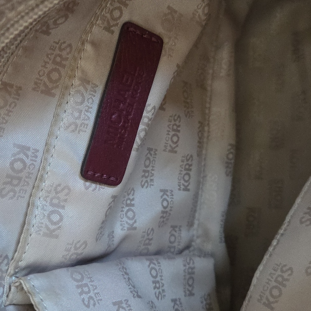 Michael Kors tote Burgundy - Picture 7 of 9